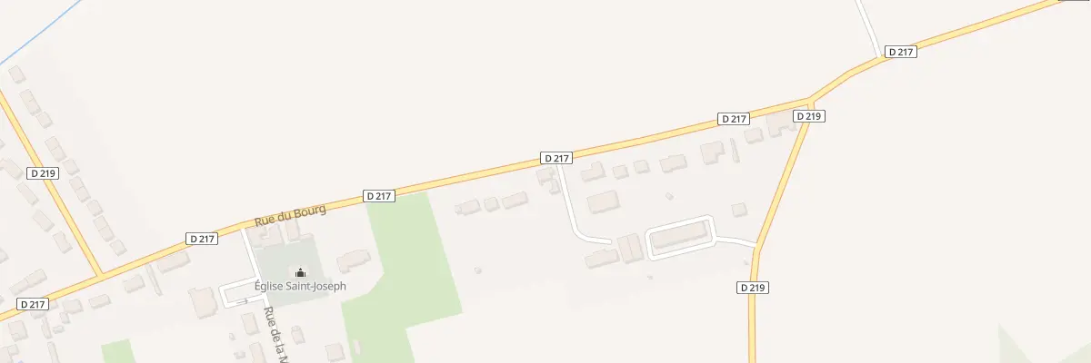 Plan du 74 Rue du Bourg à Muncq-Nieurlet