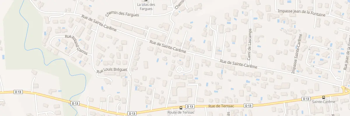 Plan du 60 Rue Sainte-Carême à Albi