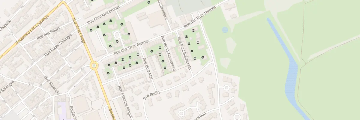 Plan du 11 Rue du Onze Novembre à Gravelines
