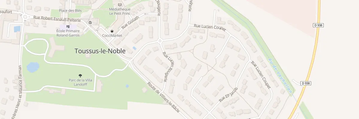 Plan du 47 Rue Lucien Rougerie à Toussus-le-Noble