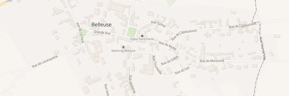 Plan du 3 Rue Tourniolle à Belleuse