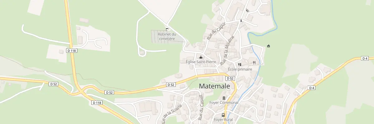Plan du 11 Rue de L Eglise à Matemale