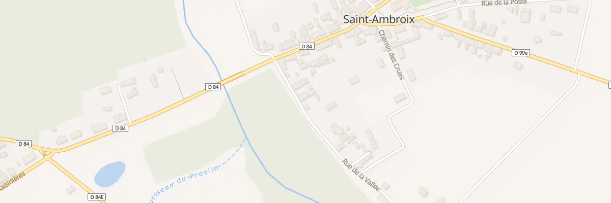 Plan du 5 Rue de la Vallée à Saint-Ambroix