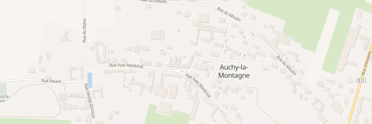 Plan du 36 Rue Yves Maréchal à Auchy-la-Montagne