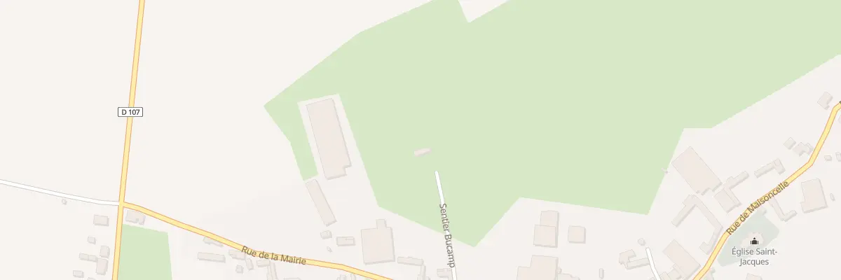 Plan du 3 Sen Bucamp à Béalencourt