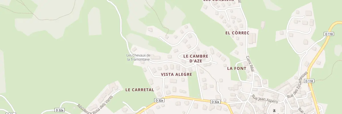 Plan du 29 Las Basses à La Llagonne