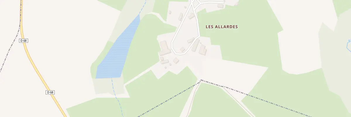 Plan du 5 Les Allardes à Malleret-Boussac