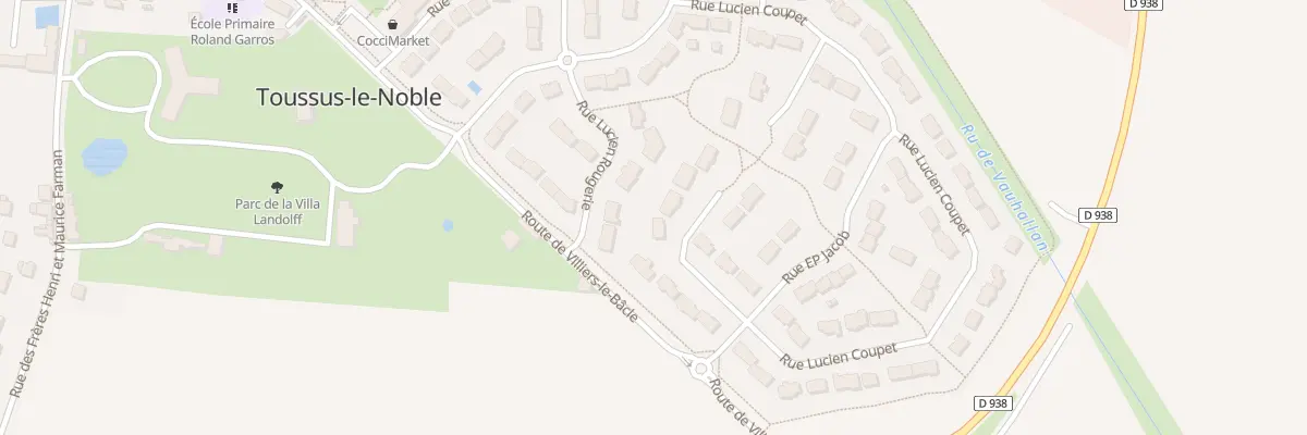 Plan du 59 Rue Lucien Coupet à Toussus-le-Noble