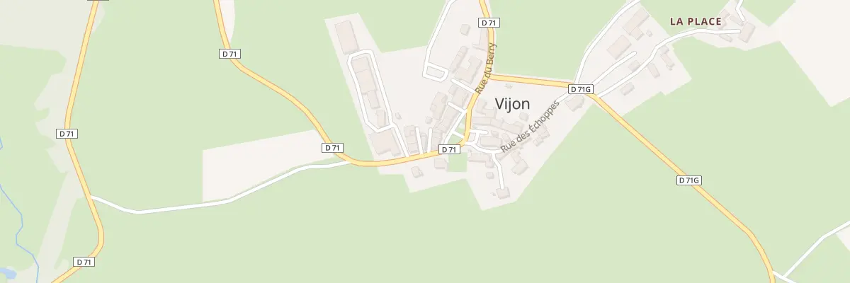 Plan du 5034 Le Bourg à Vijon