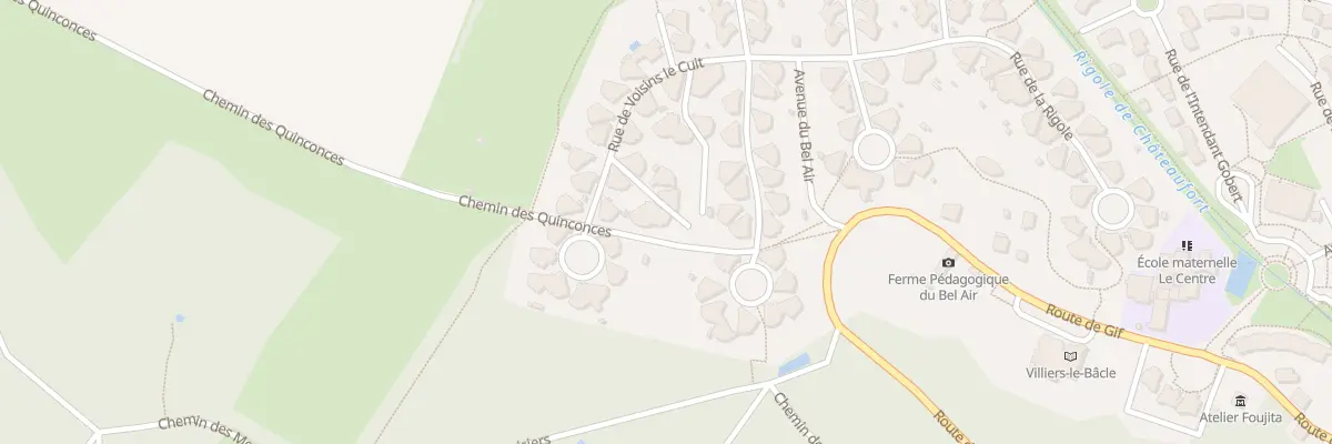 Plan du 2 Imp de Voisins Le Cuit à Villiers-le-Bâcle