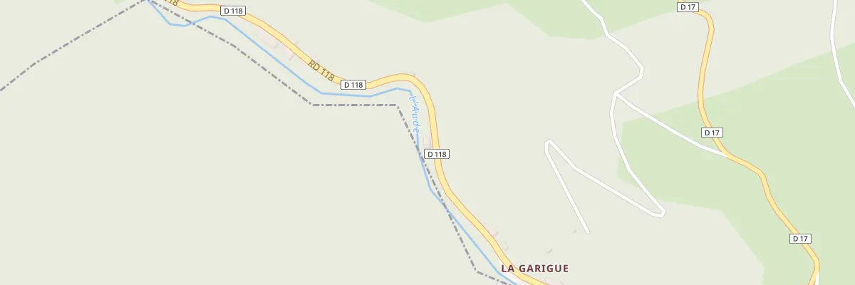 Plan du 6 Rd 118 à Escouloubre