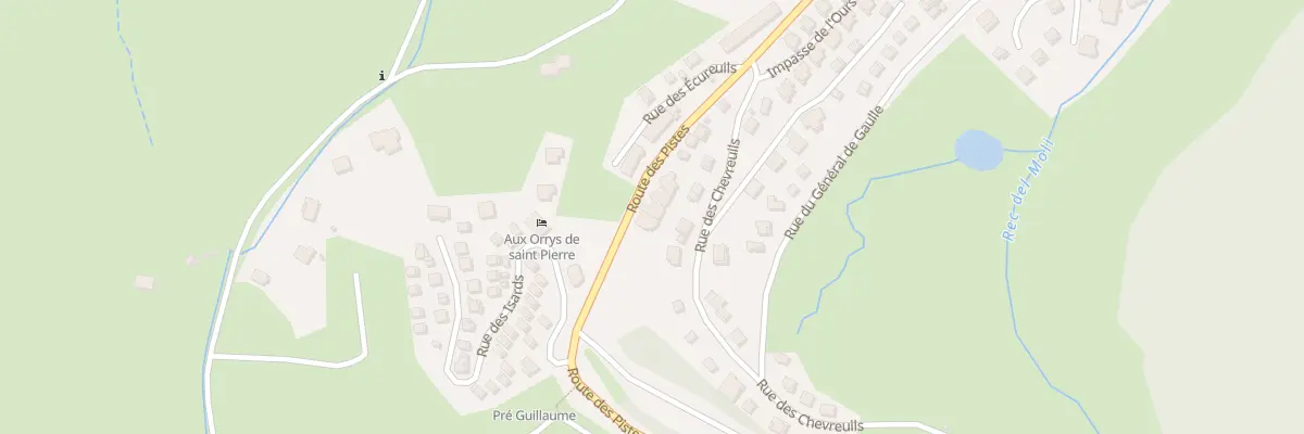 Plan du 5001 Res La Cle des Pistes à Saint-Pierre-dels-Forcats
