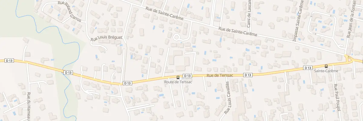 Plan du 140 Rue de Terssac à Albi