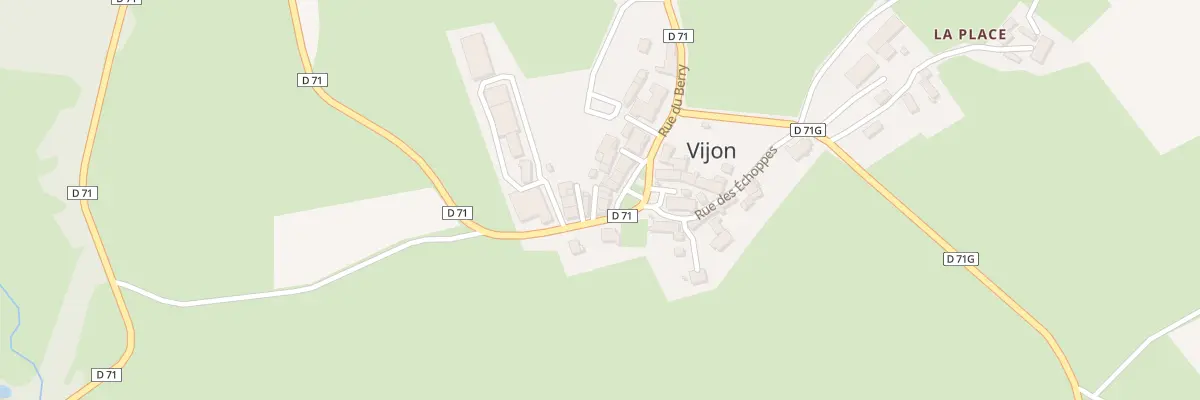 Plan du 5033 Le Bourg à Vijon