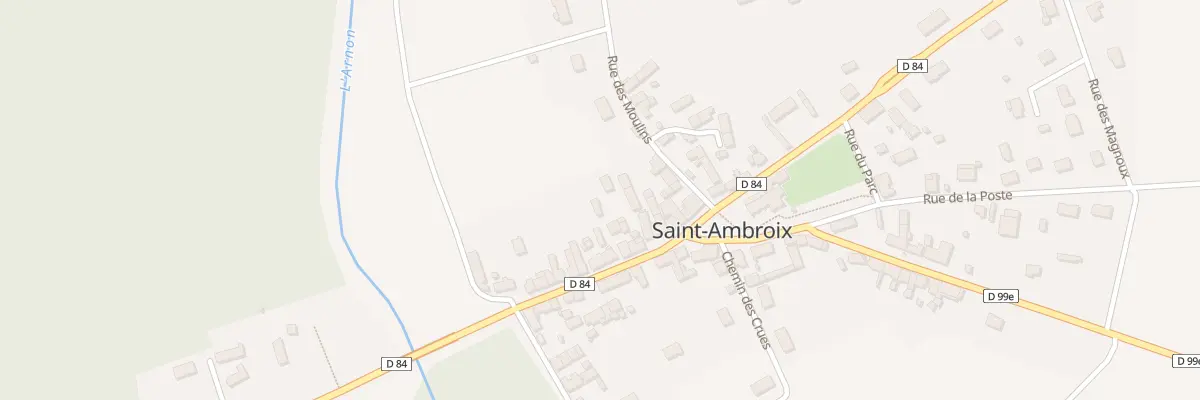 Plan du 14 Rue de la Chaussee de Cesar à Saint-Ambroix