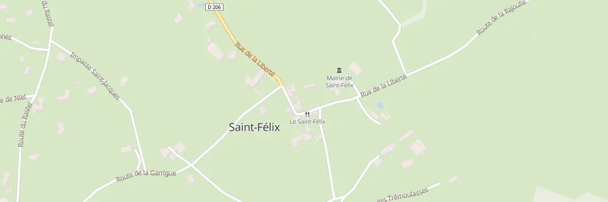 Plan du 5054 Le Bourg à Saint-Félix