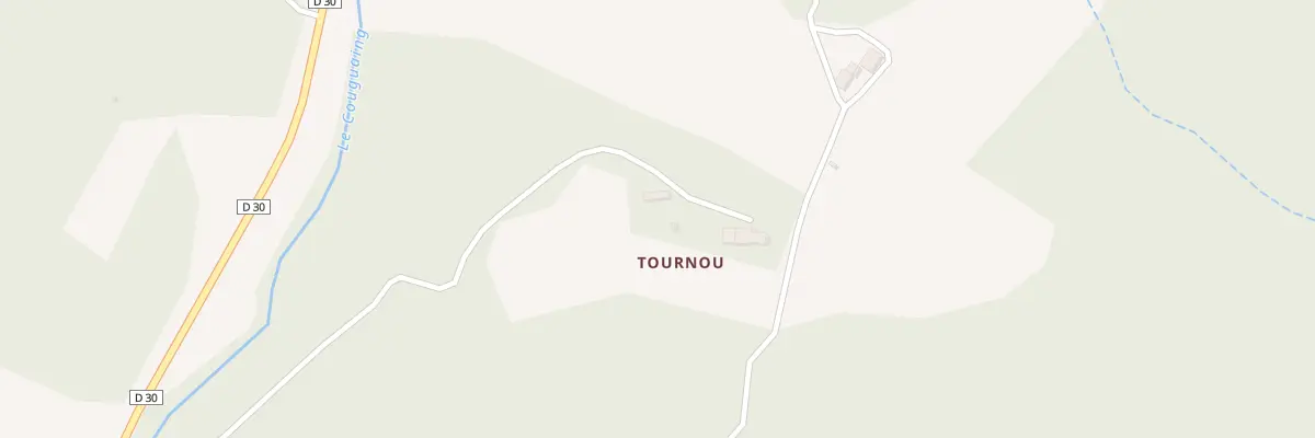 Plan de Tournou à Castelreng
