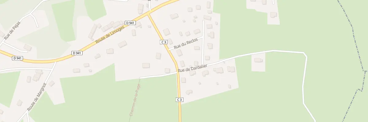 Plan du 9 Rte de Saint Marc à Saint-Marc-à-Frongier