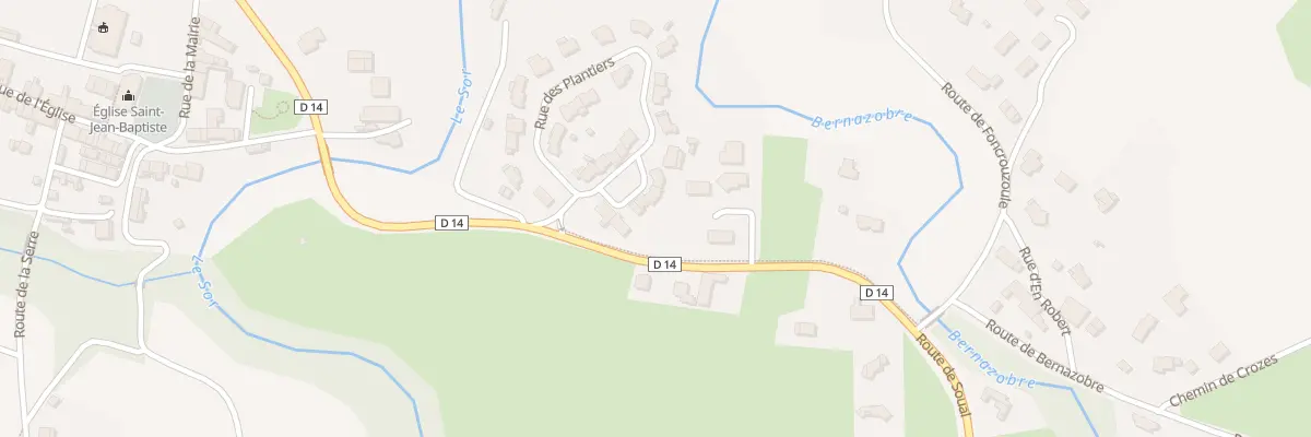 Plan du 18 Rue des Plantiers à Cambounet-sur-le-Sor