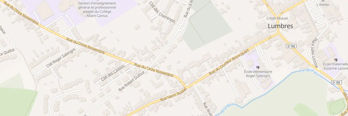 Plan du 6 Rue du Huit Mai à Lumbres