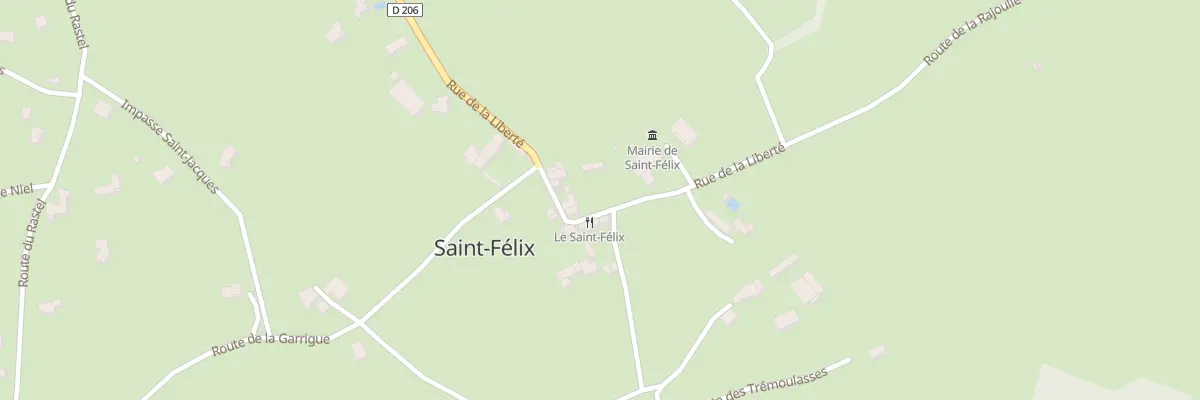 Plan du 5054A Le Bourg à Saint-Félix