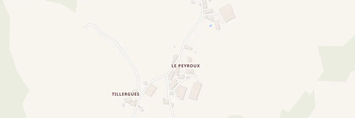 Plan du 5225 Le Peyroux à Goulles