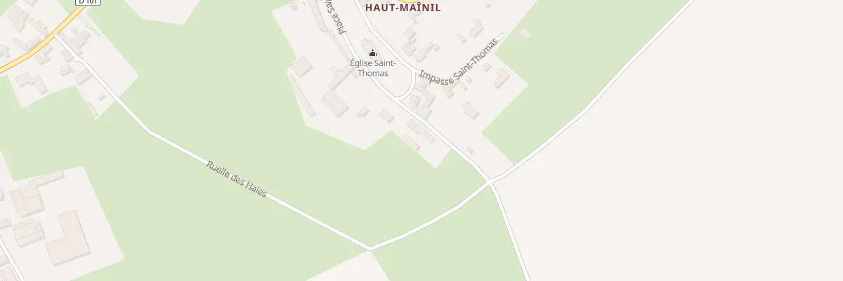 Plan du 210 Pl Saint-thomas à Quœux-Haut-Maînil