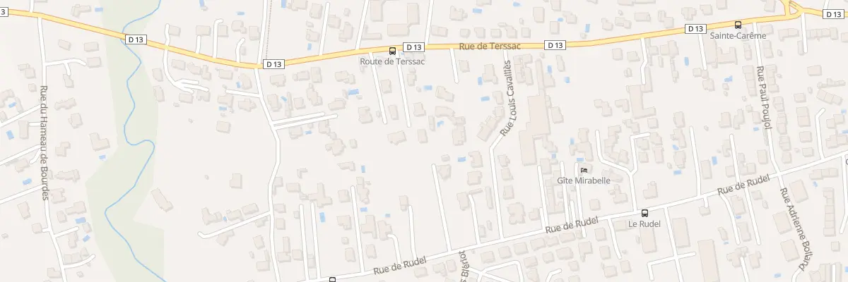 Plan du 147 Rue de Terssac à Albi