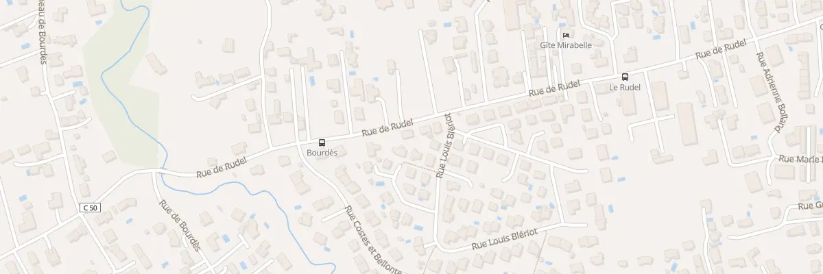 Plan du 121 Rue de Rudel à Albi