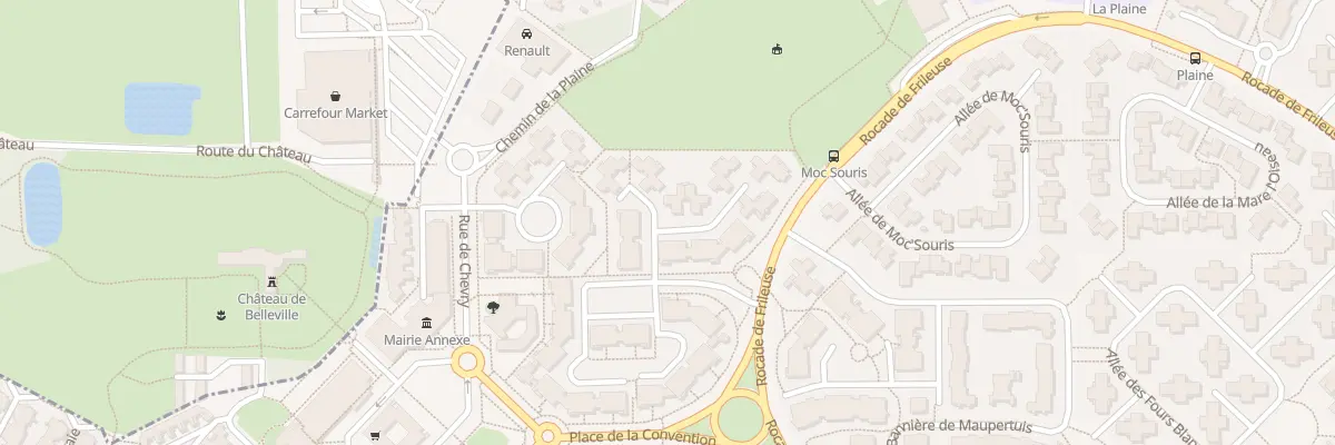 Plan du 5 All du Pre Clair à Gif-sur-Yvette