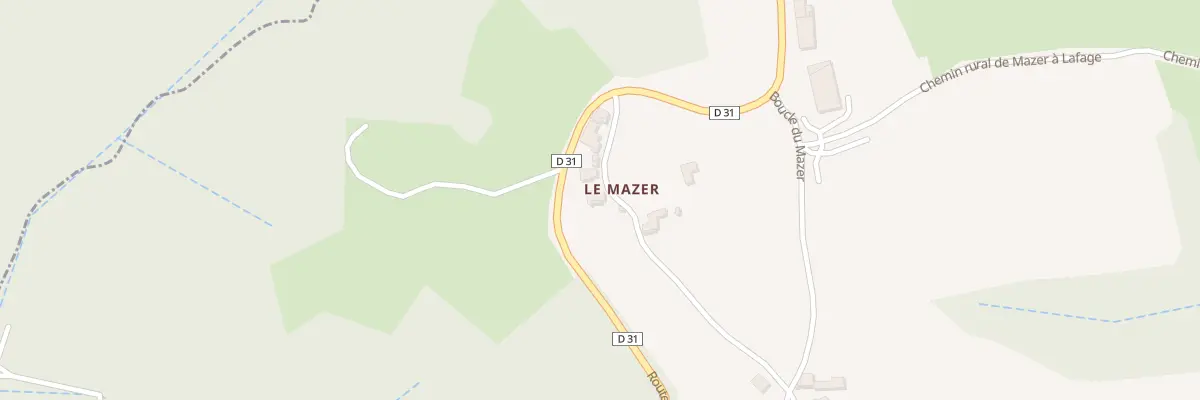 Plan du 5117 Le Mazer à Linac