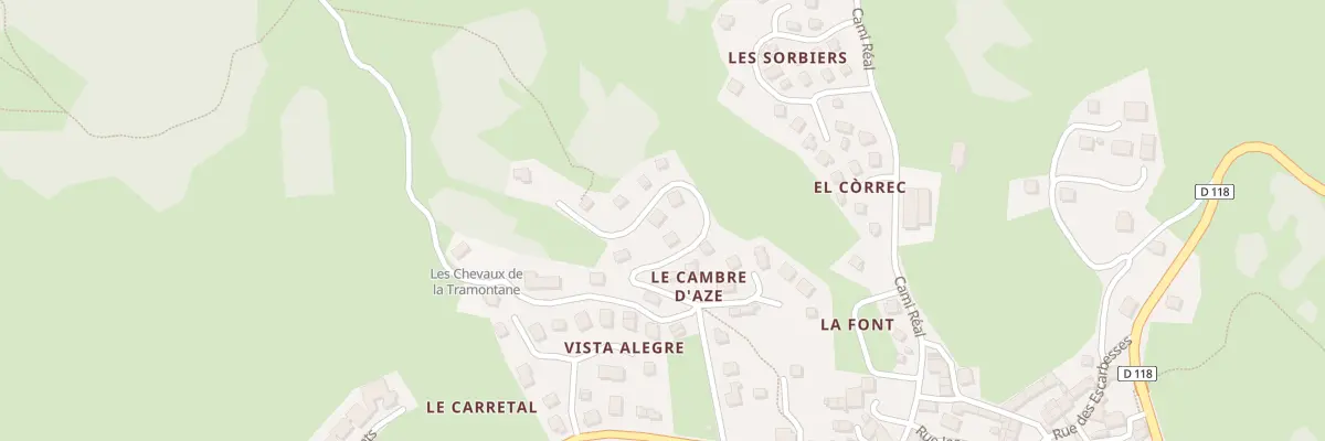 Plan du 19 Rue du Cambre d’Aze à La Llagonne