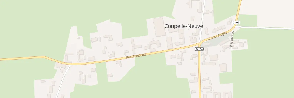 Plan du 10 Rue Principale à Coupelle-Neuve
