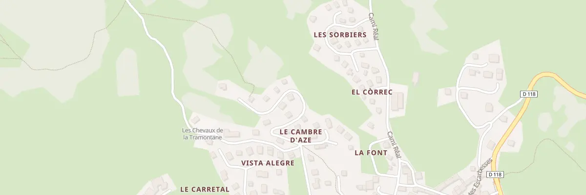Plan du 27 Las Basses à La Llagonne