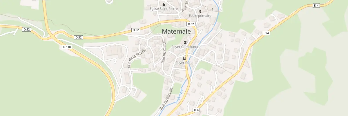 Plan du 8 Rue du Casteil à Matemale