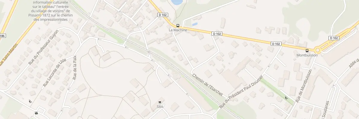 Plan du 8 Rue de l’Etarche à Louveciennes