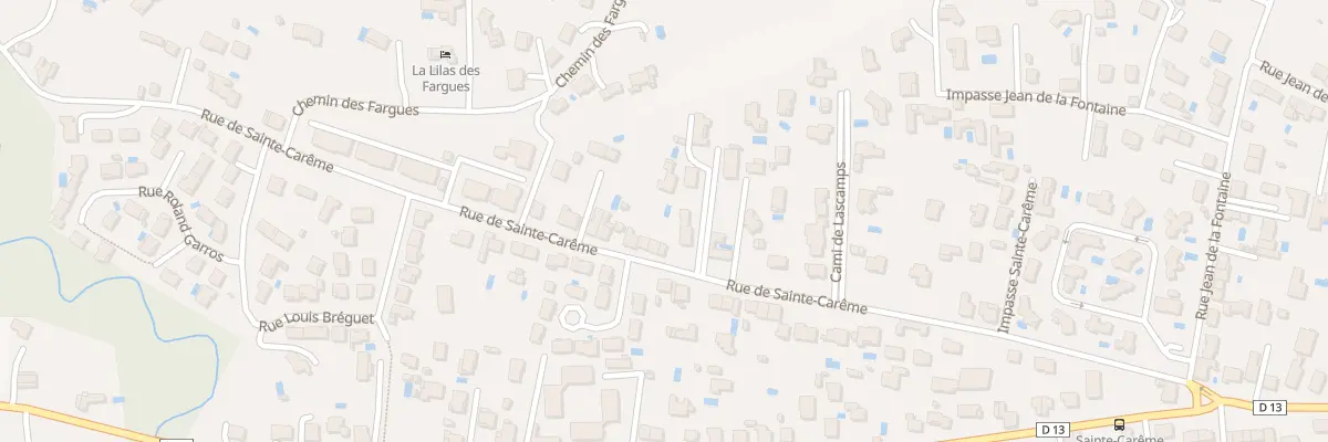 Plan du 45 Rue Sainte-Carême à Albi