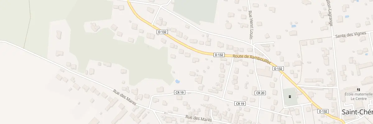 Plan du 25B Rte de Rambouillet à Saint-Chéron