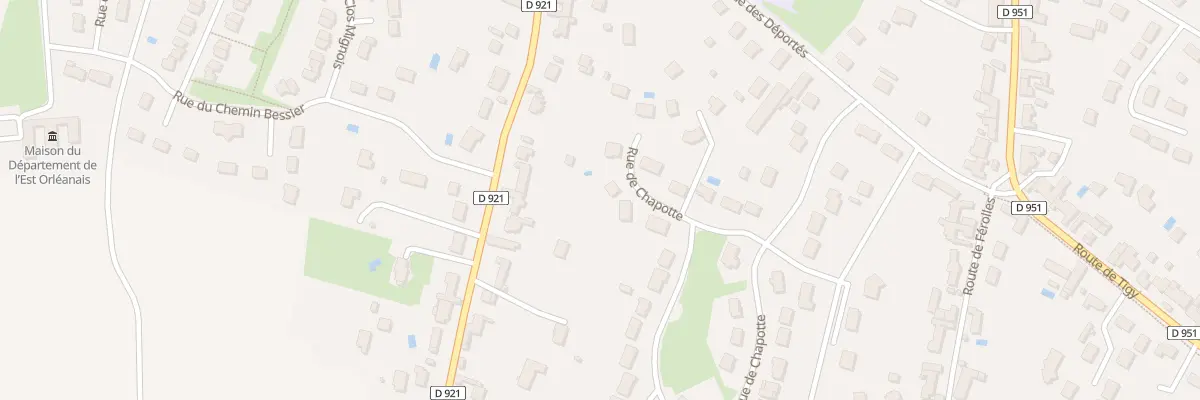 Plan du 28 Rue de Chapotte à Jargeau