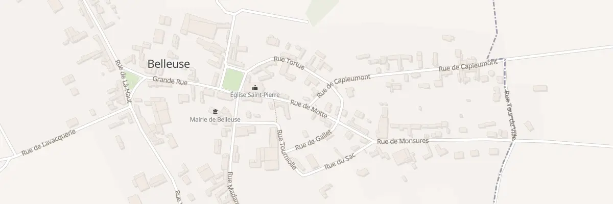 Plan du 5 Rue de la Motte à Belleuse