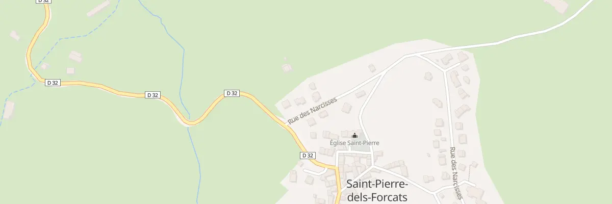 Plan du 1 Rte des Narcisses à Saint-Pierre-dels-Forcats
