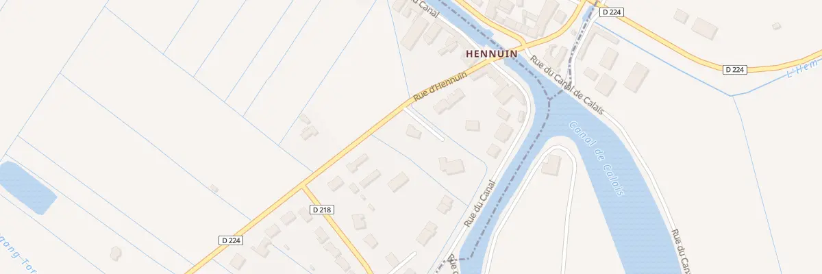 Plan du 2950 Rue d’Hennuin à Audruicq