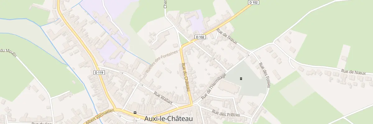 Plan du 30 Rue du Château à Auxi-le-Château