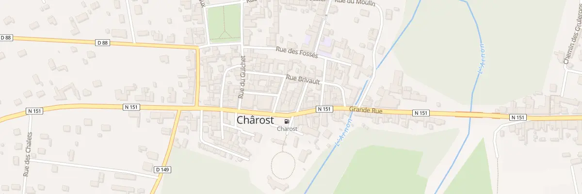 Plan du 1 Rue Marmouse à Chârost