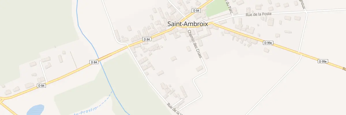 Plan du 6 Chem des Crues à Saint-Ambroix
