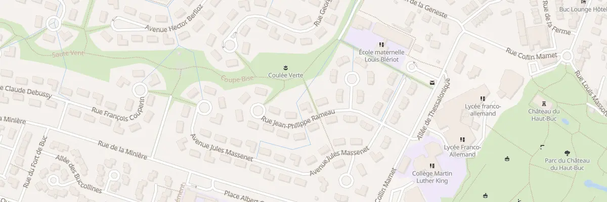 Plan du 4 Rue J Ph Rameau à Buc