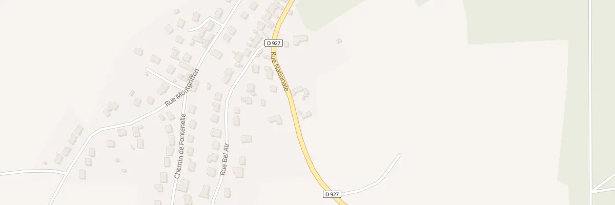 Plan du 2 Rue Nationale à Amblainville