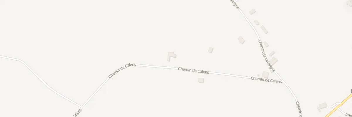 Plan du 8 Che de Calens à Taïx