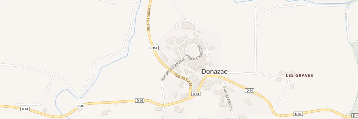 Plan du 22 Le Village à Donazac