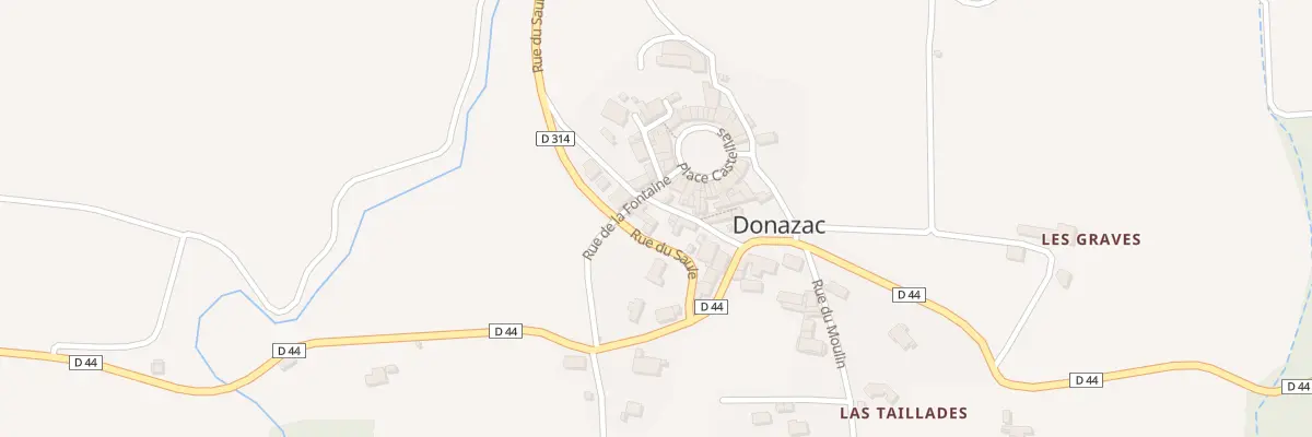 Plan du 5 Rue des Rosiers à Donazac